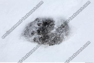 photo texture of snow trace